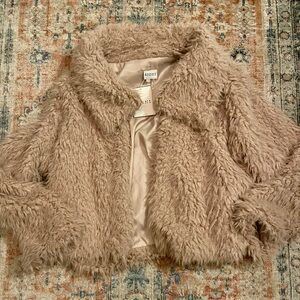 NWT Sioni faux fur jacket